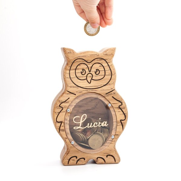 Owl piggy bank (money box) as Christmas Gifts for kids