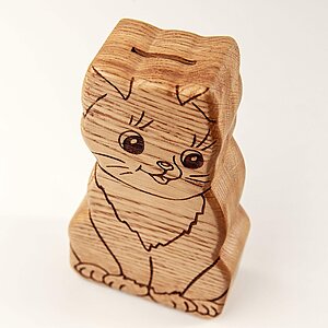 coin cat bank for boy or girl