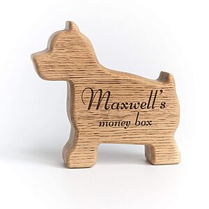 Personalized piggy bank