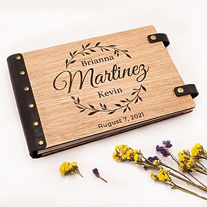 Wooden photo album