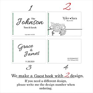 Alternative view of Rustic visitors book (guestbook)