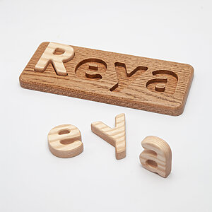 name puzzle for baby birthday gift idea for 2 year old boy