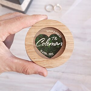 Customized ring bearer box for wedding ceremony