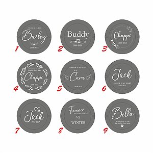 Alternative view of Custom pet memorial fur keepsake box